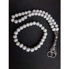 Mryart Gri Cam Boncuk Tesbih ve Bileklik Set