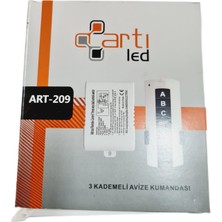 Artı LED ART-210 4 Kademeli Avize Kumandası | Uzaktan Kumandalı Aydınlatma Kontrolü