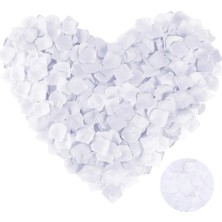 Beyaz Renk Gül Yaprağı - 1 Paket 100 Adet