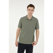 Lumberjack Basic Erkek Haki Klasik Yaka Polo Tişört 101533535
