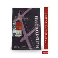 Frances Arabica Ethiopia Filtre | Orta Kavrum | Öğütülmüş Kahve | 1000 gr | Orta Gövde- Dolgun Tat