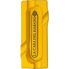 La Casa Del Habano Sarı Porselen Dörtlü Puro Küllüğü