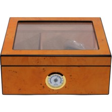 Premiumquality Reina Taba Desenli Sedir Humidor Puro Kutusu