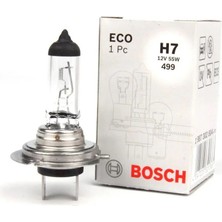 Bosch Fiat Doblo 2000-2017 Uyumlu Arası Ön Uzun Far Ampülü Sarı 55W