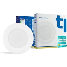 Tuled Redeem C12W Downlight, Titreşimsiz, Göz Konforu, 774 Lümen, Tatlı Beyaz, 3500 Kelvin
