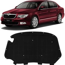 3T0863831 Motor Kaput Keçesi Klipsli 1.kalite-Superb 2008 ve Üzeri Siyah