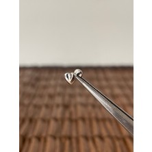 Aida Jewelss 316 L Cerrahi Çelik Kalp Modeli Dudak Helix Tragus Kıkırdak Conch Piercing