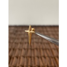 Aida Jewelss 316 L Cerrahi Çelik Kutup Haç Helix Tragus Kıkırdak Conch Piercing