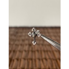 Aida Jewelss 316 L Cerrahi Çelik Güller Haç Helix Kıkırdak Tragus Conch Piercingi