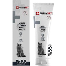 Supravet Kediler Için Taurinli Multivitaminli Kedi Malt Macunu 100 gr