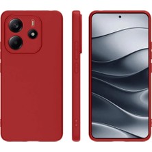 Xiaomi Redmi Note 14 4g Kılıf First Silikon - Kırmızı