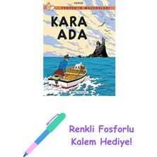 Tenten'in Maceraları 7 - Kara Ada + Renkli Fosforlu Kalem