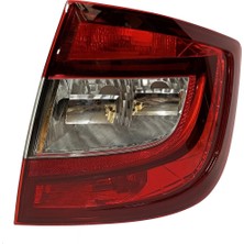 5JH945712 Arka Stop Lambası LED Sag Ampül Taşıyıcısız Rapid Sedan 2017 ve Üzeri Siyah