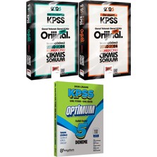2026 Kpss Lise Ön Lisans Orijinal Çıkmış Sorular 2010-2024  - Lisans Optimum 5 Deneme