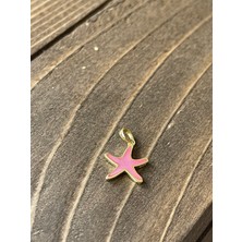 Aida Jewelss 925 Ayar Gümüş Sıkma Kuvars  Taşlı Şans Yıldızı Gümüş Kolye Ucu
