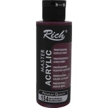 Rich Akrilik Boya Master 120 cc Bordo 120-154