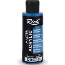 Rich Akrilik Boya Master 120 cc Petrol Mavi 120-1200
