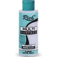 Rich Akrilik Boya Multi Surface 120 cc Antik Mavi 2306