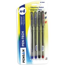 Pensan Tükenmez Kalem Pen Tech 0.7 mm Siyah 2228