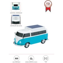 Torima Bluetooth Hoparlör Retro Araba Vosvos Tasarımlı Solar Şarjlı Speaker D70 Yeşil