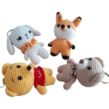Li Serisi Figürleri Amigurumi Organik Anahtarlık Oyuncak Takımı