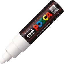 Uni-Ball Posca 4.5-5.5 Su Bazli Poster Markörü Beyaz Pc-7m