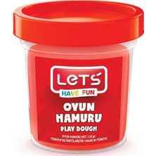 Lets Oyun Hamuru Tek Renk Kırmızı 110 GR L8440-2