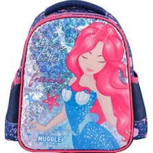 Muggle Anaokul Çantası Marmaid Lacivert MU-3663