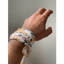 45X50 cm Saten Bileklik Saten Fular Saten Bileklik Çanta Aksesuarı Özel Desen Saten Bileklik