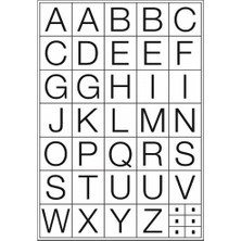 Tanex Harf Etiketi 15 mm Regular 2 Ad. STC-507