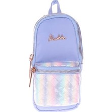 Kaukko Kalem Çantası Brıght Junıor Bag Kapitone-Floral Mavi K2465
