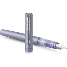 Parker Dolma Kalem Vector Xl M Uç Gümüş Mavi