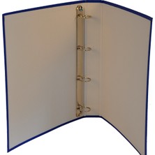 Bafix Talebe Klasörü Pvc 4 Halkalı A4 Mavi