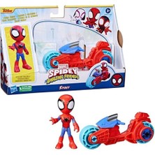 Spider And Hıs Amazıng Frıends Motorsiklet ve Figür Spidey F6777-F7459