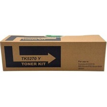 Tonerkopi Kyocera TK 5270/TK5270 YL Muadil Toner (Baskı Kapasitesi 6000 Syf.)