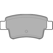 Arka Balata C4 Pıcasso Grand Pıcasso 1.6 Hdı 110HP Fab-1.8 16V-2.0 16V-2.0 Hdı 06