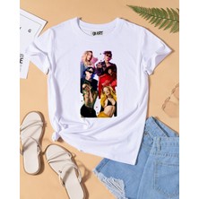 Manifest Baskılı Tişört, Oversize Unisex Beyaz Tişört Çocuk / Yetişkin