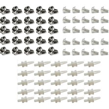 Bilgisayar Montaj Vidaları 25'er Adet Set (Toplam 75 Adet). Kasa, Anakart, Dvd. HDD ve SSD Disk Için