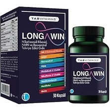 Tabvitamins Longawin 30 Bitkisel Kapsül Nr Nikotinamid Ribosid Nmn Resveratrol Pqq