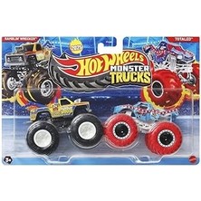 Hot Wheels Trucks 1:64 Güçlü Ikili Arabalar Ramblin Wrecker & Totaled FYJ64 - JCC67