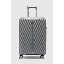 My-Pp Bilbao Orta Boy Polipropilen Süper Esnek Kırılmaz Tekerlekli Valiz Bavul Seyahat