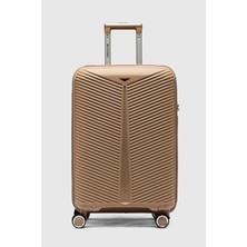 My-Pp Bilbao Orta Boy Polipropilen Süper Esnek Kırılmaz Tekerlekli Valiz Bavul Seyahat