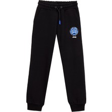 Jeep Lastikli Paça Siyah Erkek Çocuk Eşofman Altı J5WB-EA7766