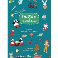 Düşün, Bul, Çiz, Boya - Okul Öncesi Etkinlik Kitabım