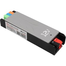 12/24/36/48 Volt 4 Amper 100 Watt Metal Kasa Kademeli Adaptör Voltaj Göstergeli 148X43X27MM