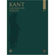 Kant Çalışmaları Dergisi Sayı: 3 - 2024