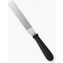 Mallart® Profesyonel Ofset Pasta Spatulası – 32 cm Paslanmaz Çelik Kek ve Kurabiye Sıvama Spatulası
