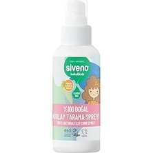 SIVENO%100 Doğal Kolay Tarama Spreyi Çocuklar Için Nemlendirici Hindistan Cevizi Yağlı 100 ml