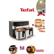 Easy Fry & Grill Iki Sepetli Yağsız Fritöz Çift Hazneli Yüksek Kaliteli 8 Otomatik Program+Hediyeli