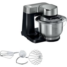 Bosch MUMS2VM00 900 W 3.8 lt Siyah Mutfak Şefi Modern Metal Tasarım ve 6 Hız Kademesi ile Yüksek Performans